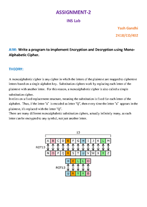 Encryption And Decryption Using Vigenere’s Cipher. - THEORY: Vigenere ...