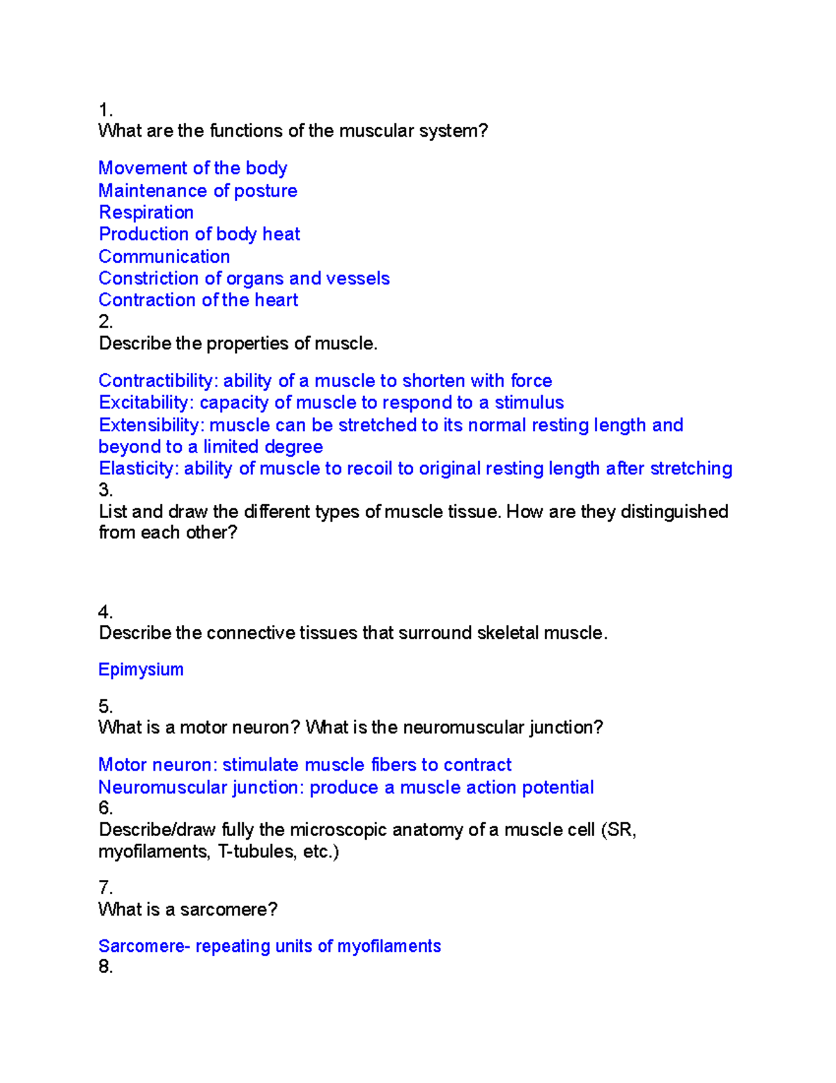 Chapter 14, 15, 16 review questions - 1. What are the functions of the ...