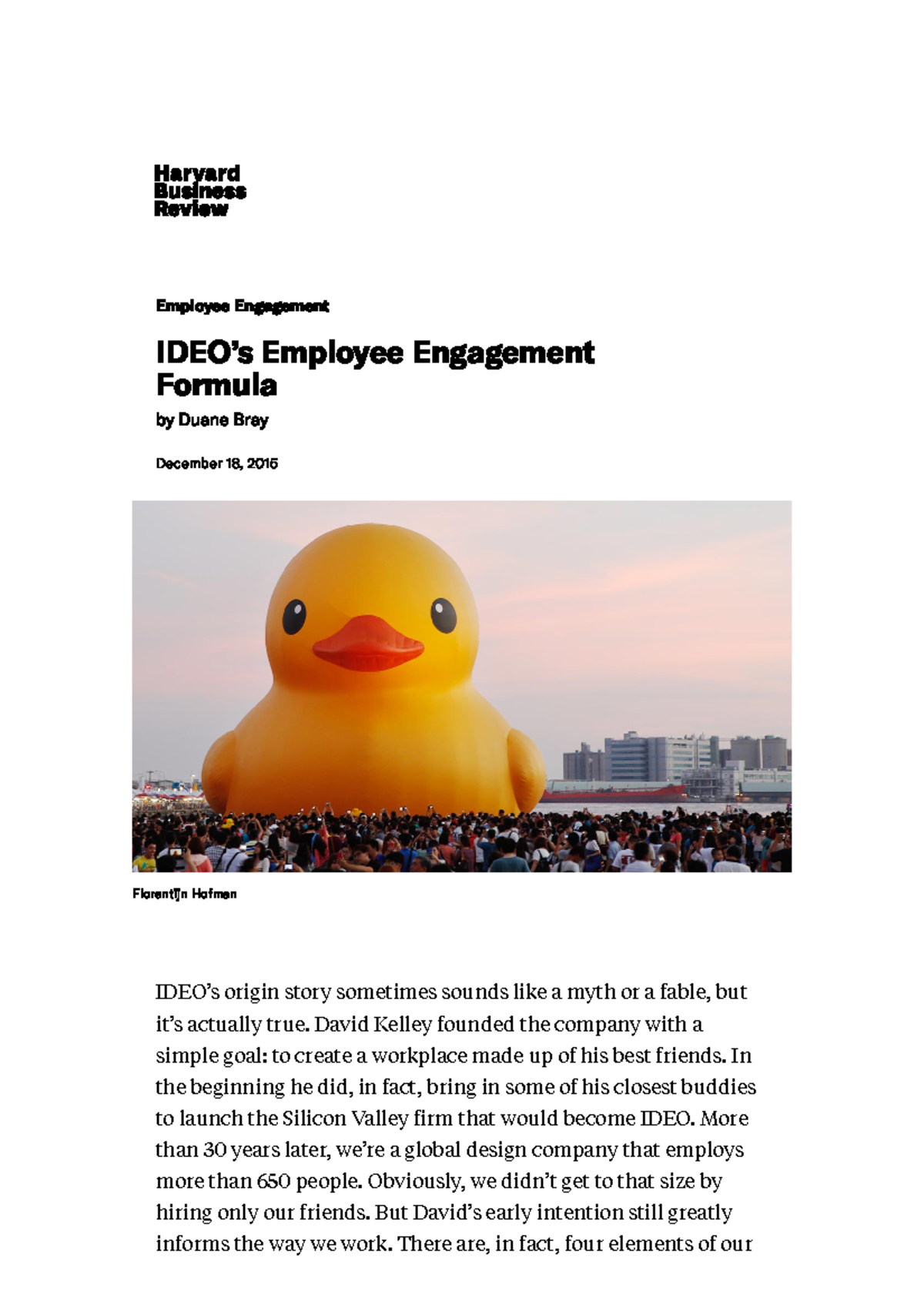7. Ihrmo IDEO’s Employee Engagement Formula Employee Engagement IDEO