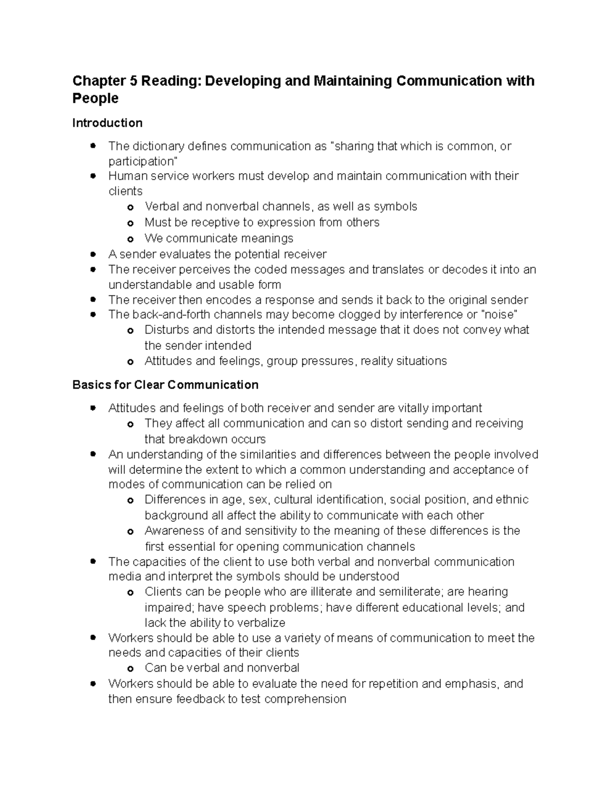 Chapter 5 Reading Notes - Chapter 5 Reading: Developing And Maintaining ...