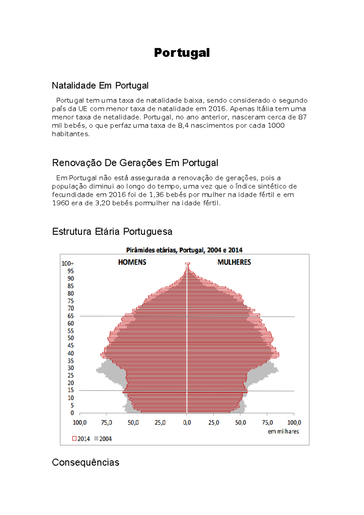 Portugal - sdfsfd - Portugal Natalidade Em Portugal Portugal tem uma ...