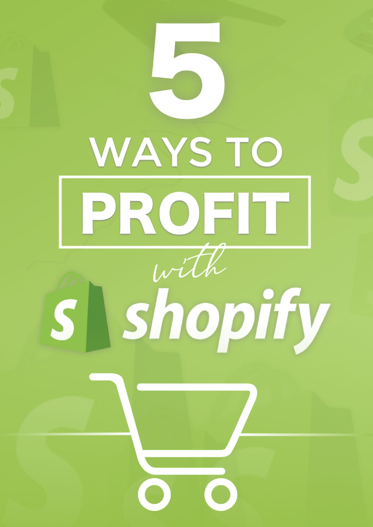 5 Ways Profit Shopify Ebook - 5 Ways To Profit With Shopify™ 1. Build ...