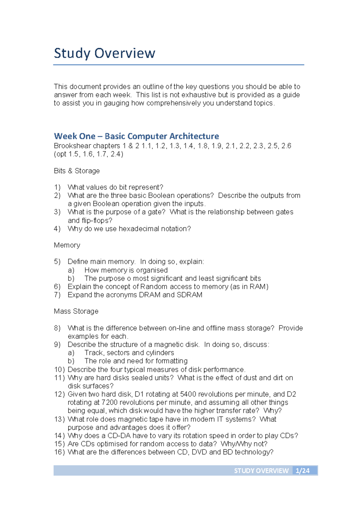 20246-Study Overview-student - Study Overview This document provides an ...
