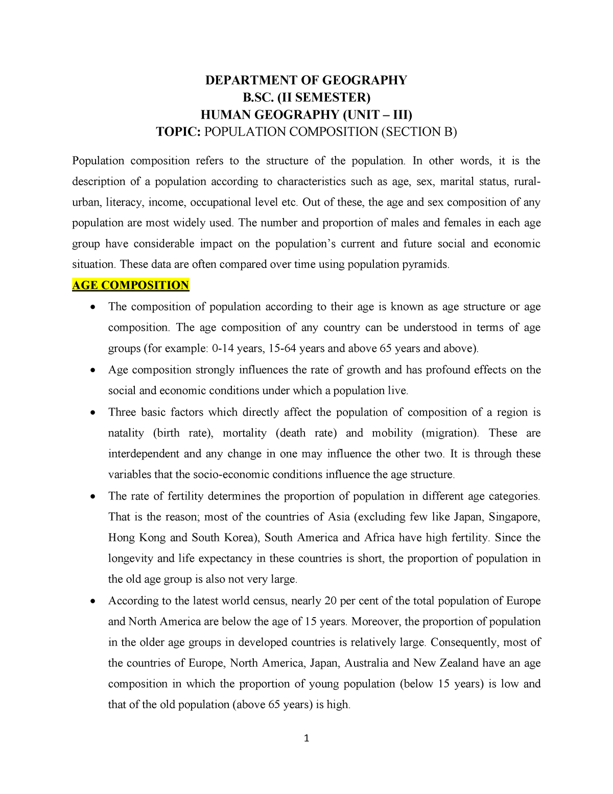 population-composition-department-of-geography-b-ii-semester-human