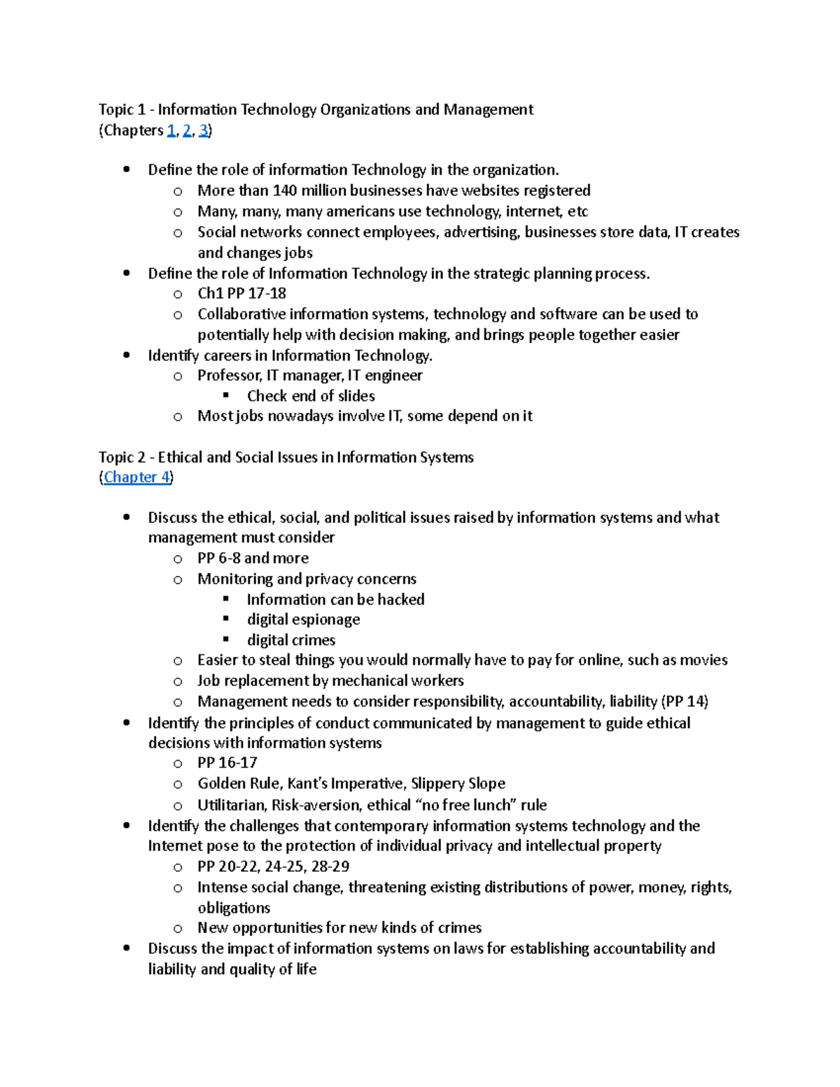 ITM notes - abc 123 do re mi - Topic 1 - Information Technology ...