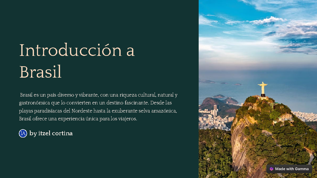 Introduccion-a-Brasil - Introducción a Brasil Brasil es un país diverso ...