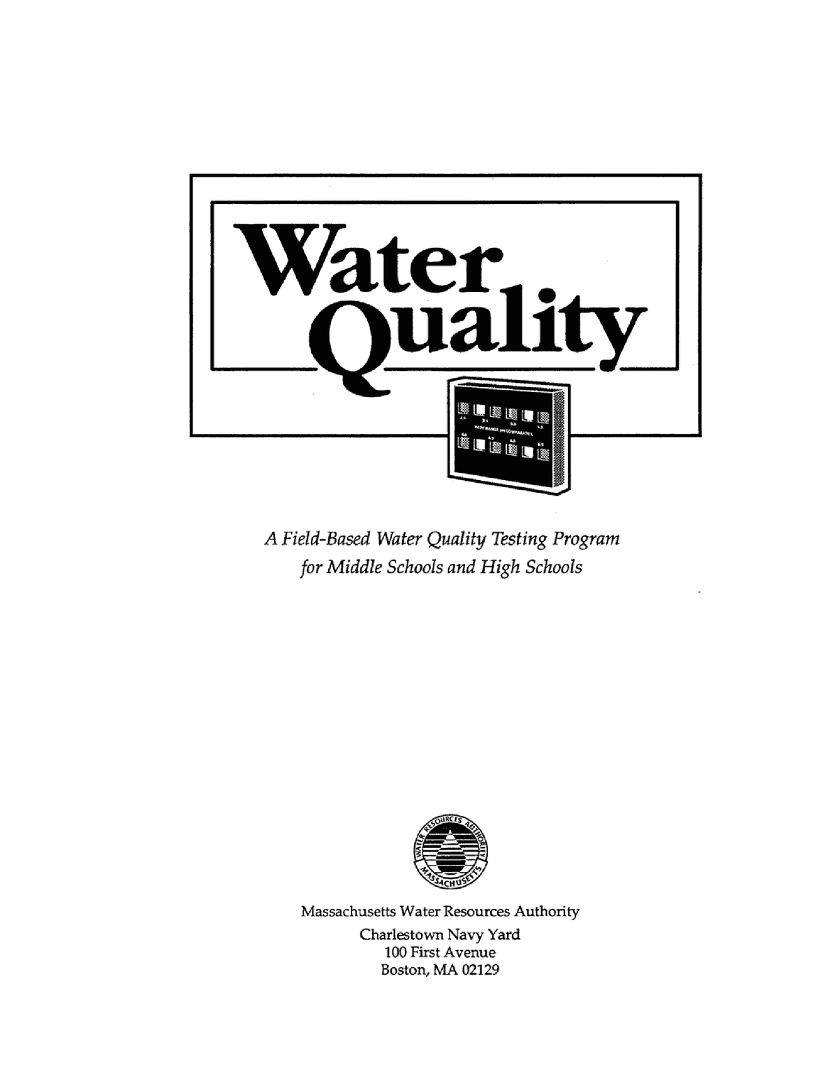 Water Quality Monitoring Standards AND Treatment V1 - CIVE 2011 - UniSA ...