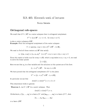Strang, Introduction to Linear Algebra (6th edition) - Ch. 6 problems ...