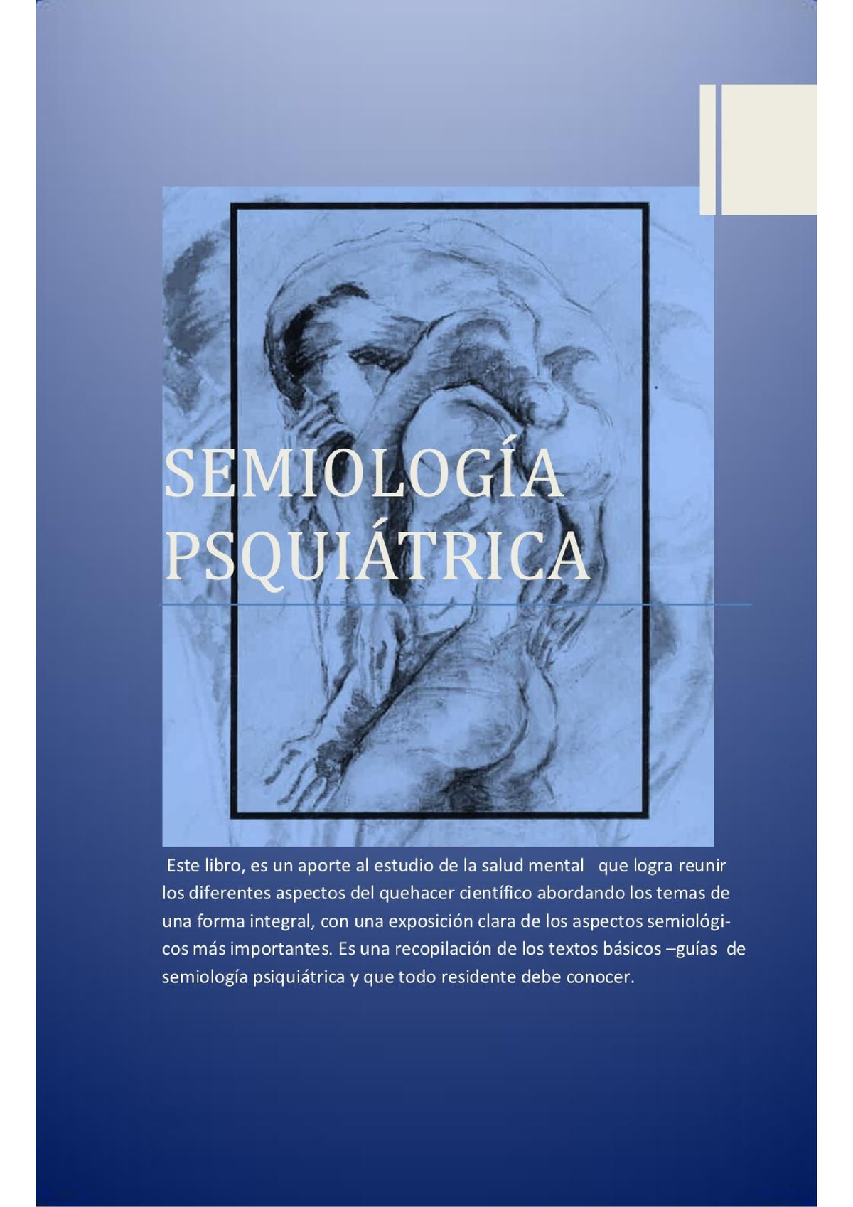 Semiologia Psiquiatrica - Psicopatología I - Studocu