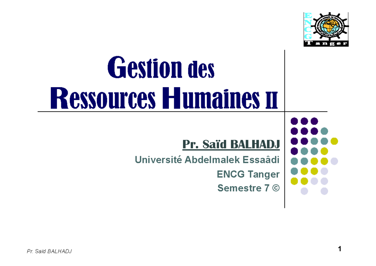 Gestion Des Ressources Humaines Grh Page De Garde GRH 2 Theme 1 - Gestion des Ressources Humaines - Gestion des
