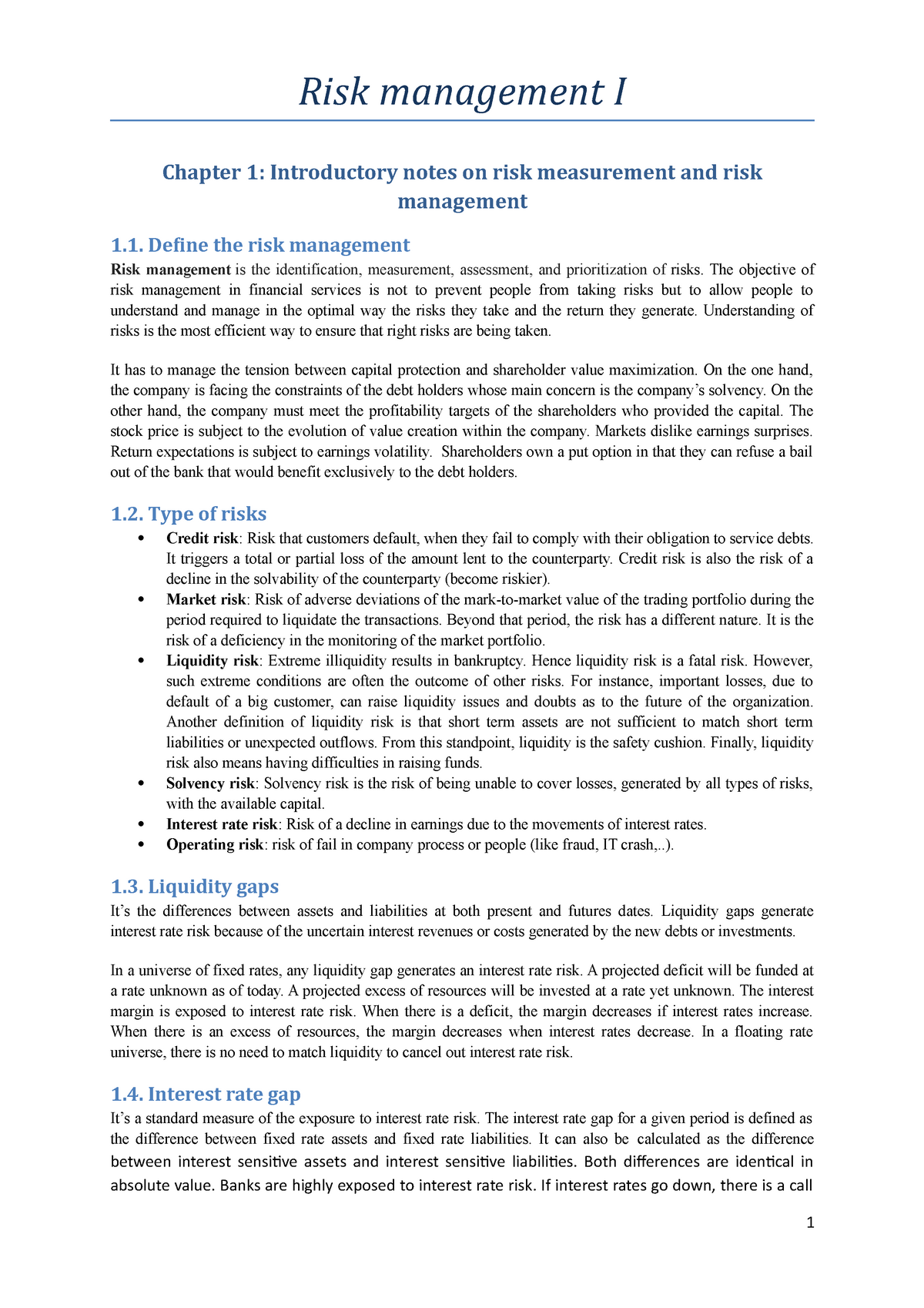 thesis topics risk management