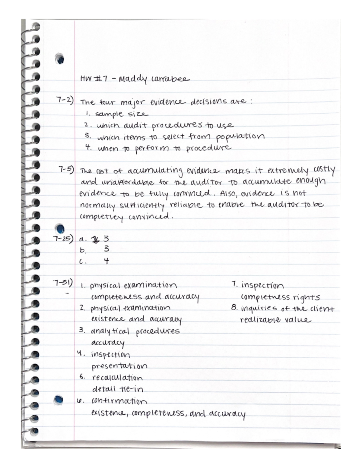 HW #7 Notes for accounting - Studocu