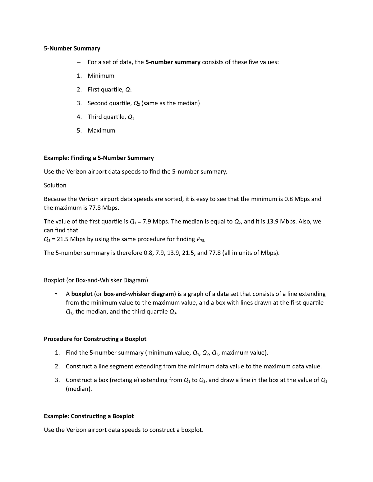 lecture-notes-3-5-number-summary-for-a-set-of-data-the-5-number