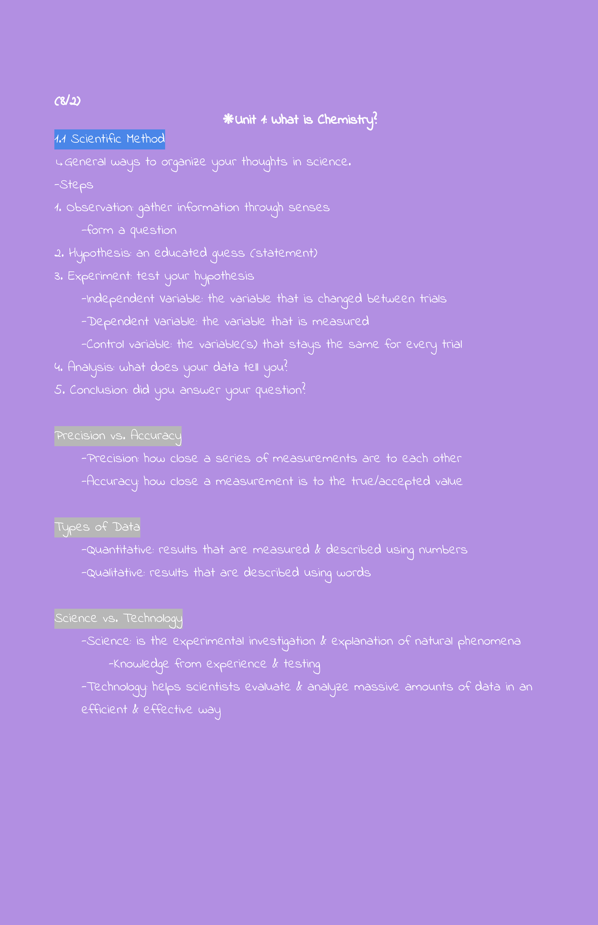 chemistry-notes-unit-1-what-is-chemistry-1-scientific-method