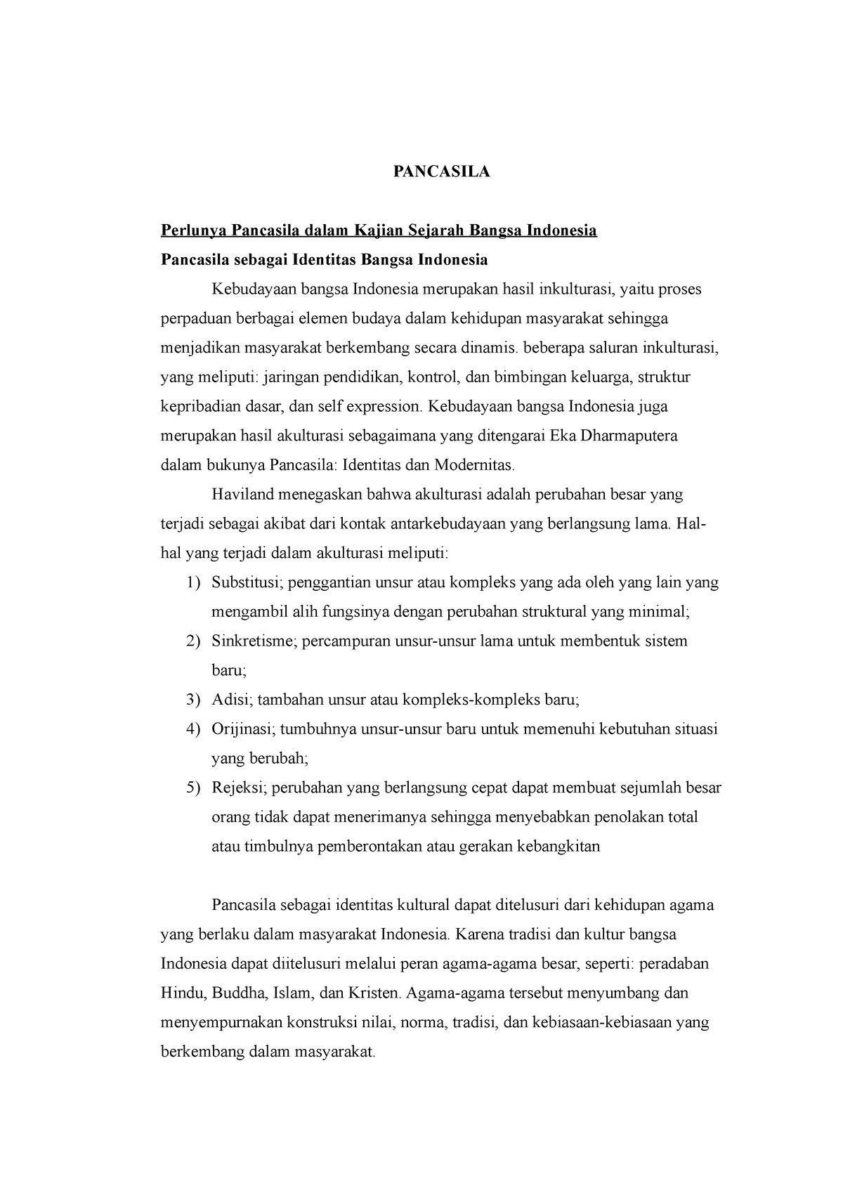 Pancasila - Perlunya Pancasila Dalam Kajian Sejarah Bangsa Indonesia ...