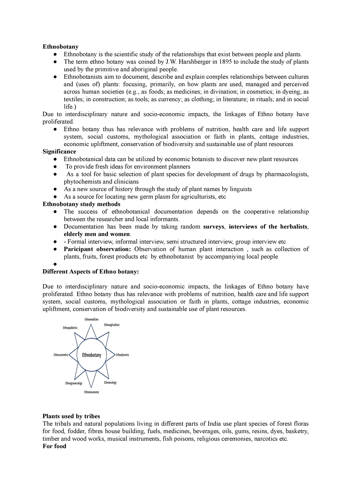 Ethnobotany - Taxonomy - Ethnobotany Ethnobotany Is The Scientific ...