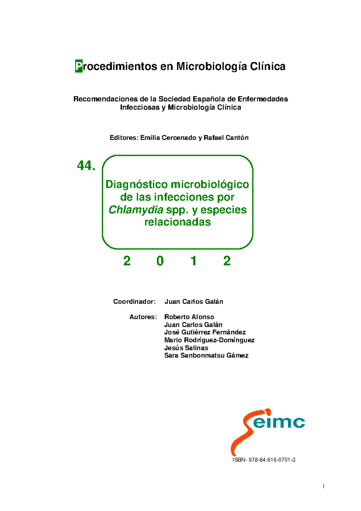 Seimc-procedimientomicrobiologia 44 - I Procedimientos En Microbiología ...