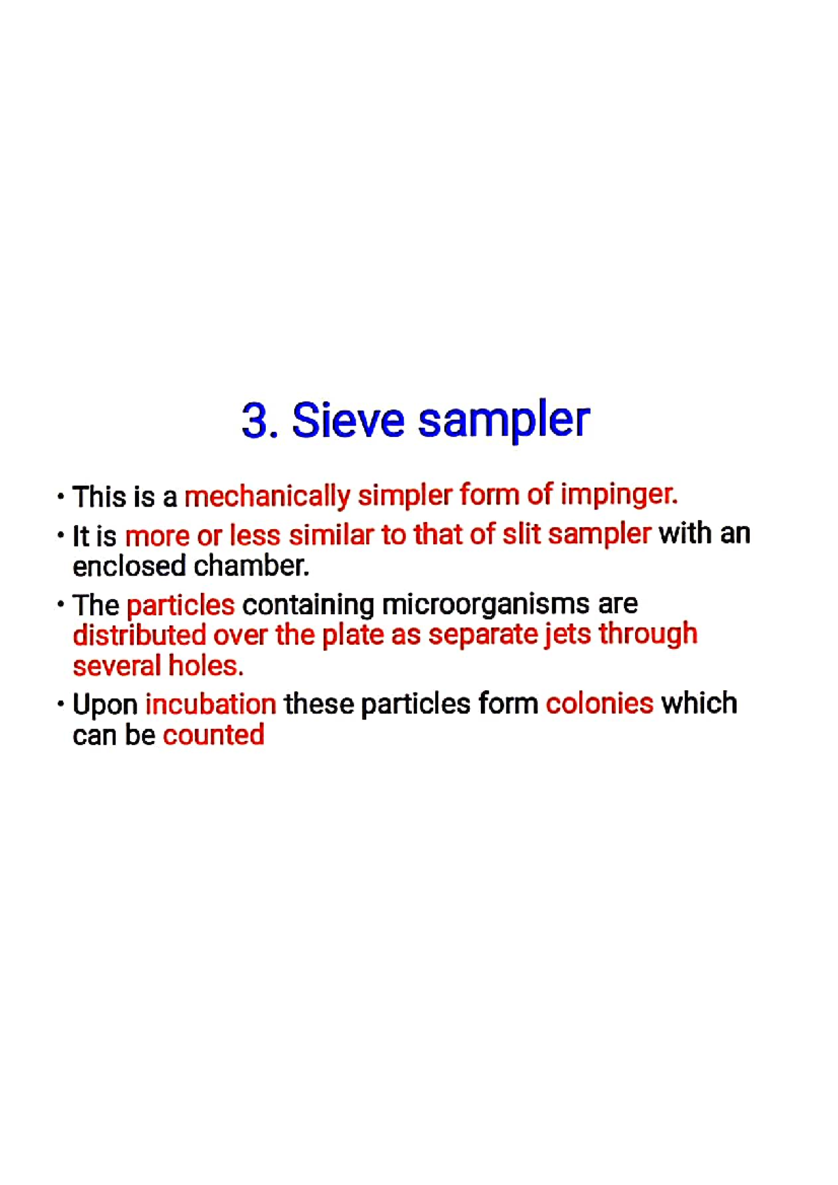 Air sampling (conti) PDF General microbiology Studocu