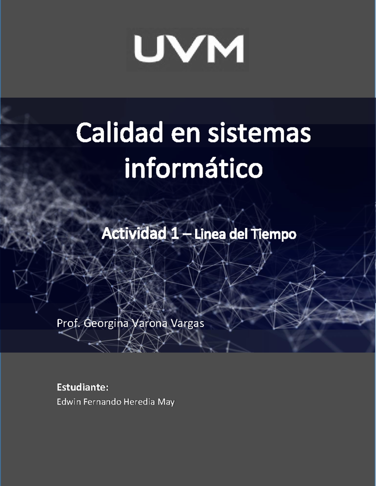 A1 calidad de sistemas informaticos - Calidad en Sistemas Informáticos ...