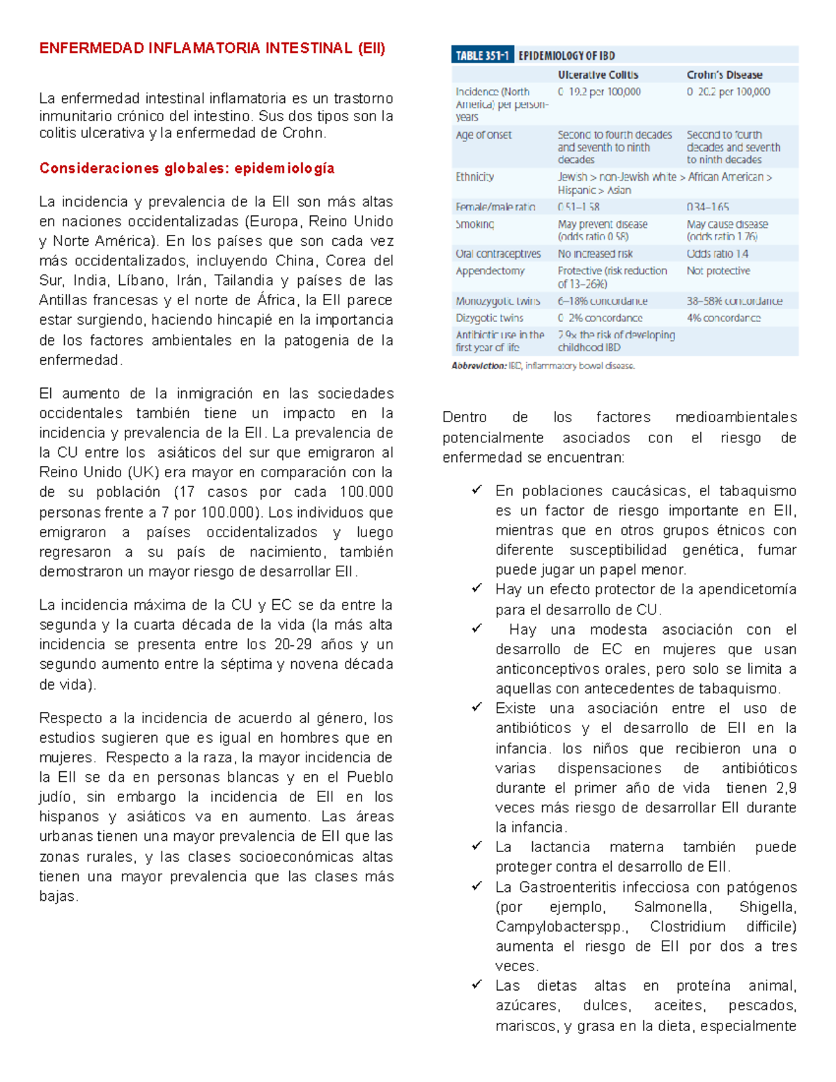 Enfermedad Inflamatoria Intestinal - ENFERMEDAD INFLAMATORIA INTESTINAL ...