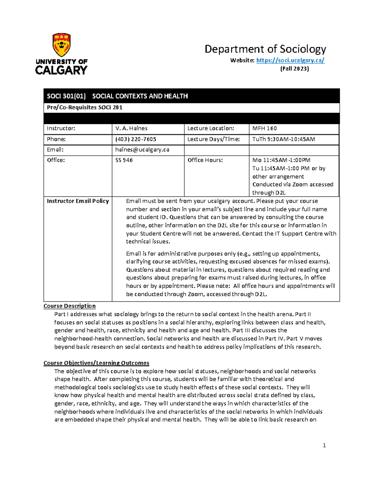 Course Outline - Lonbhgfc - Department Of Sociology Website: Soci ...