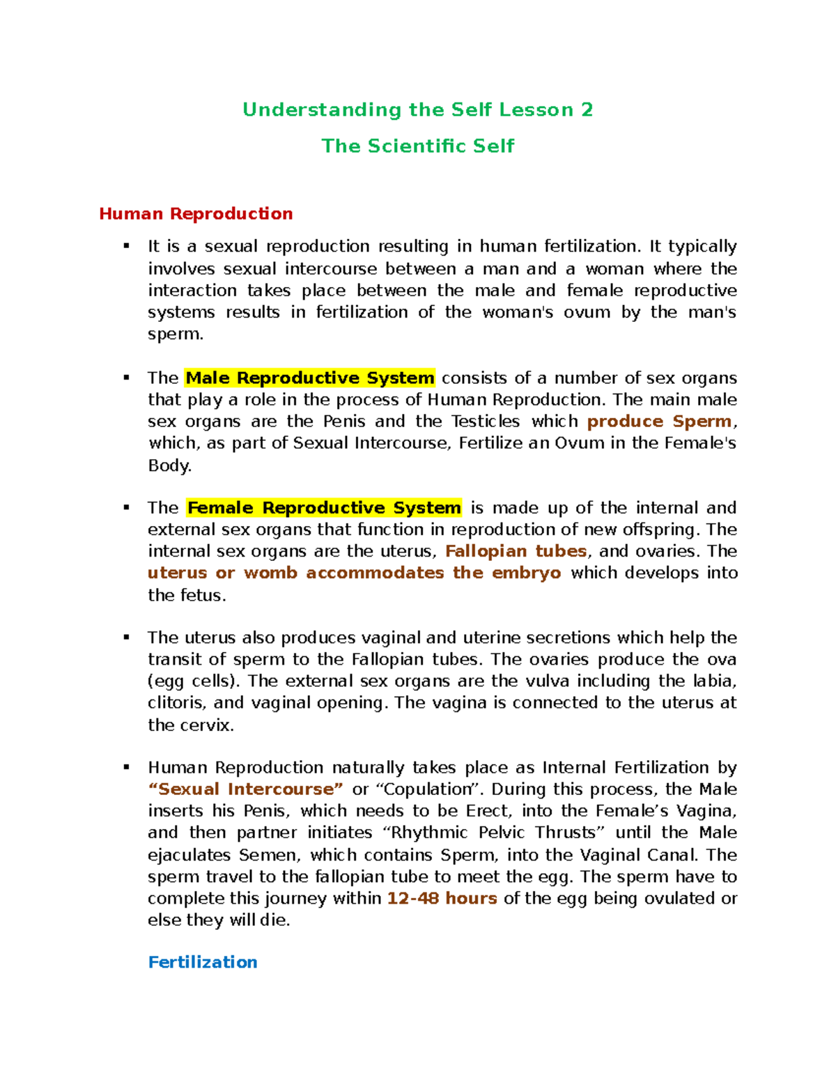 understanding-the-self-lesson-2-lpu-studocu