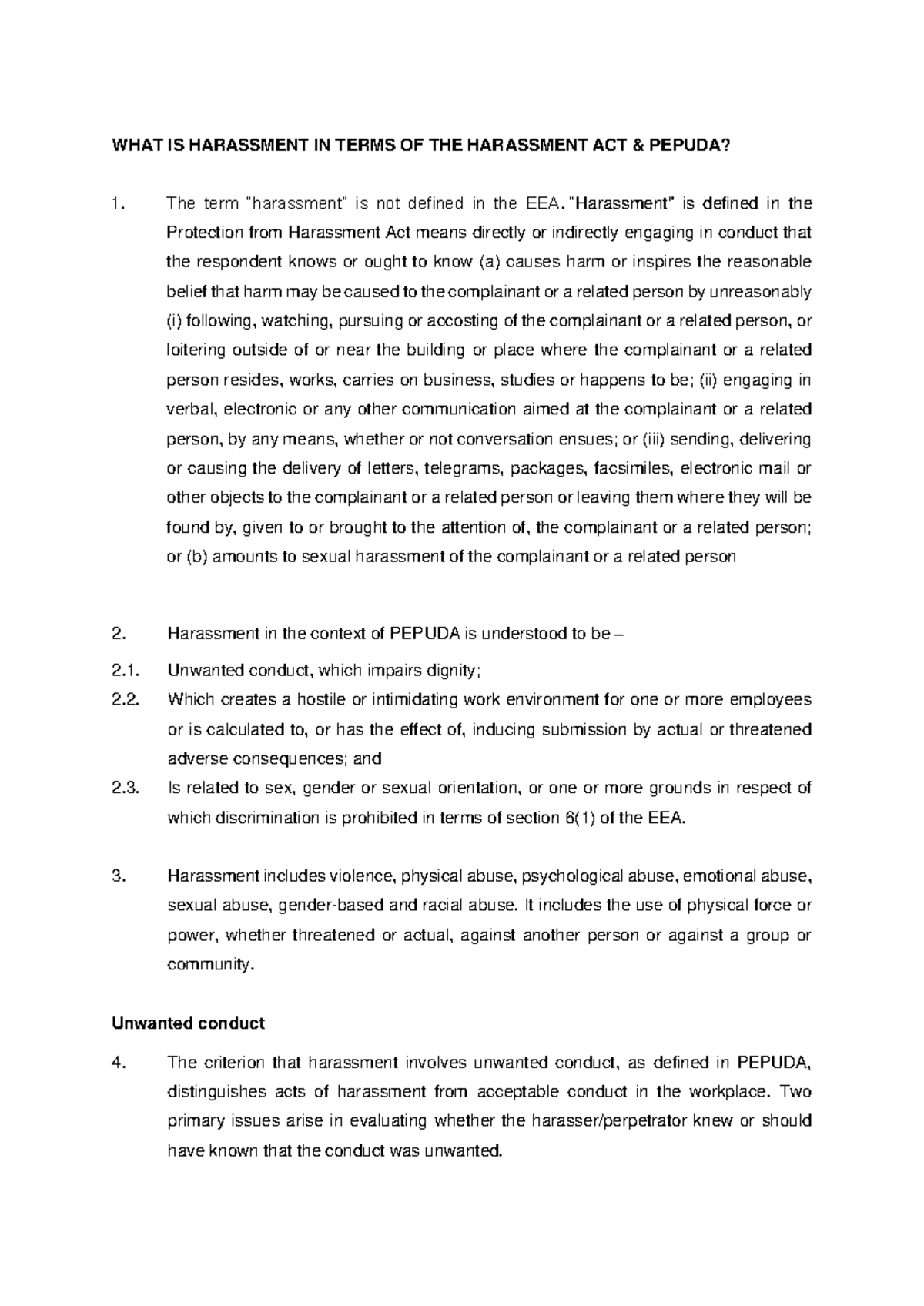 Harassment and Constructive Dismissal Claim - BSP Group v Lynne Sharkey ...