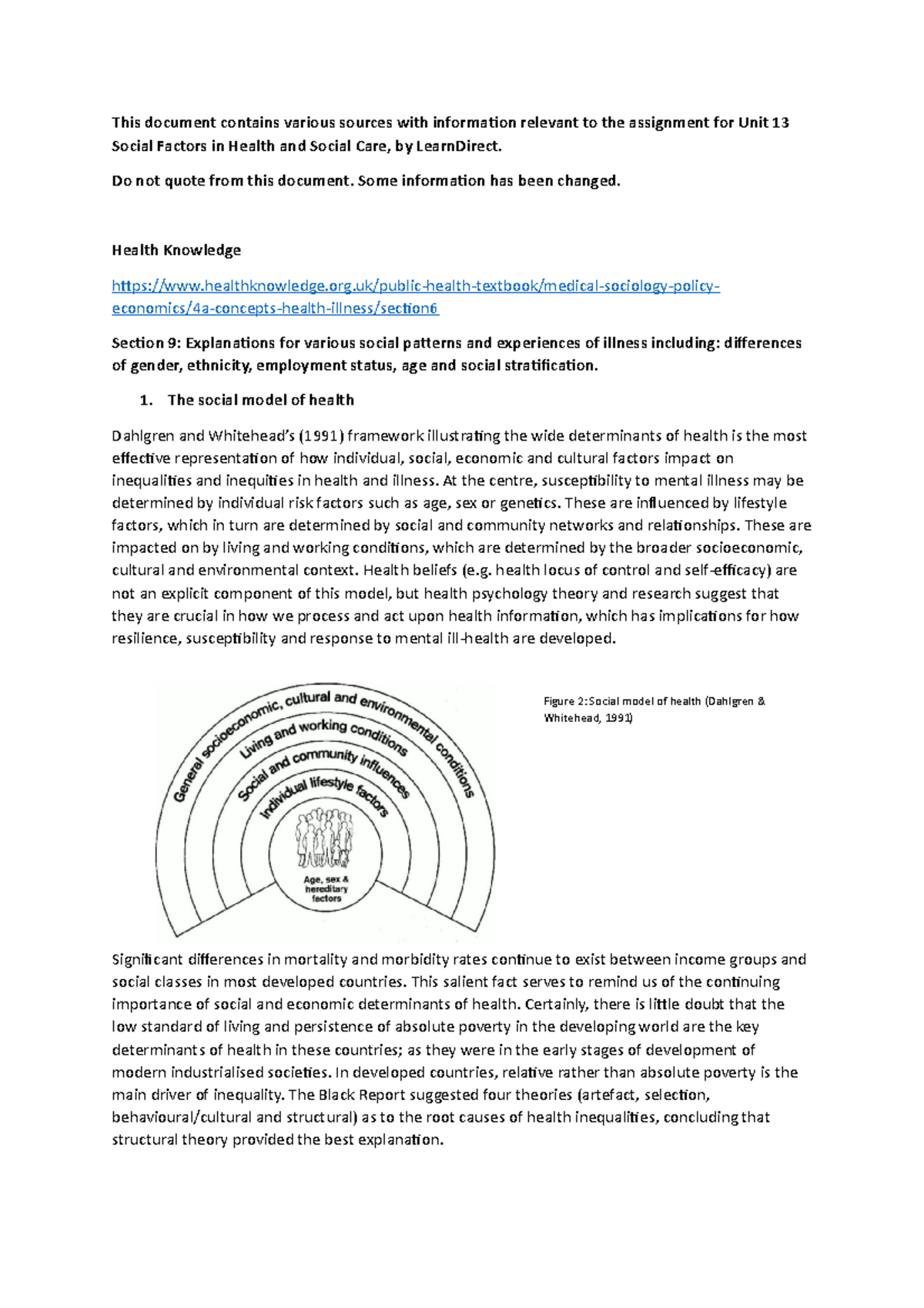 social-motivational-factors-social-determinants-of-health-notes