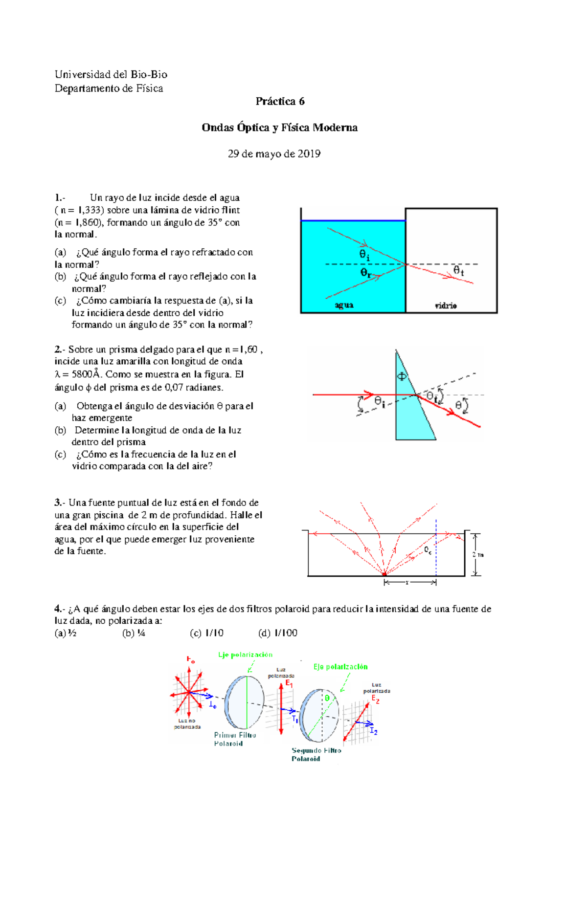 Practica 06Pri2019 Ondas - Universidad del Departamento de 6 Ondas y ...