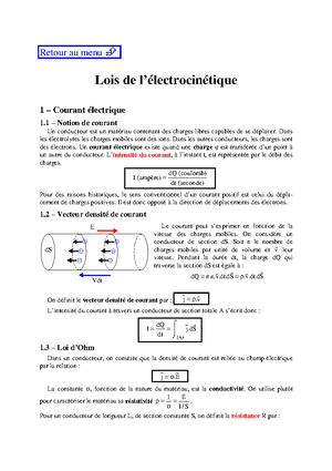 Chapitre 2 : ELECTROSTATIQUE DU VIDE - Cours D'électricité 1 - SMIA S2 ...