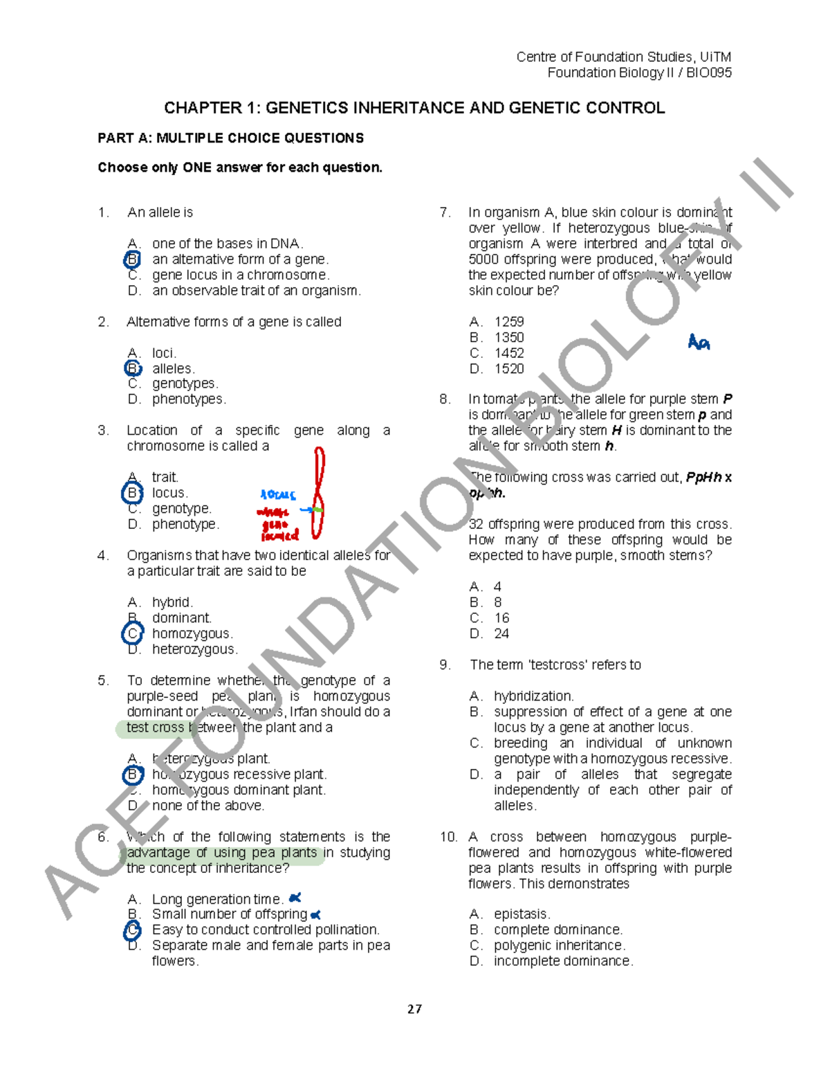 Module 1 Bio2 Genetic Engineering Pdf