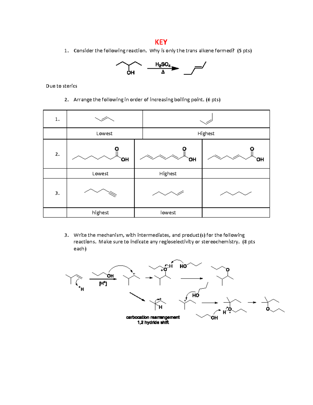 HW 4 key - Homework 4 with ANSWERS - KEY 1. Consider the following ...
