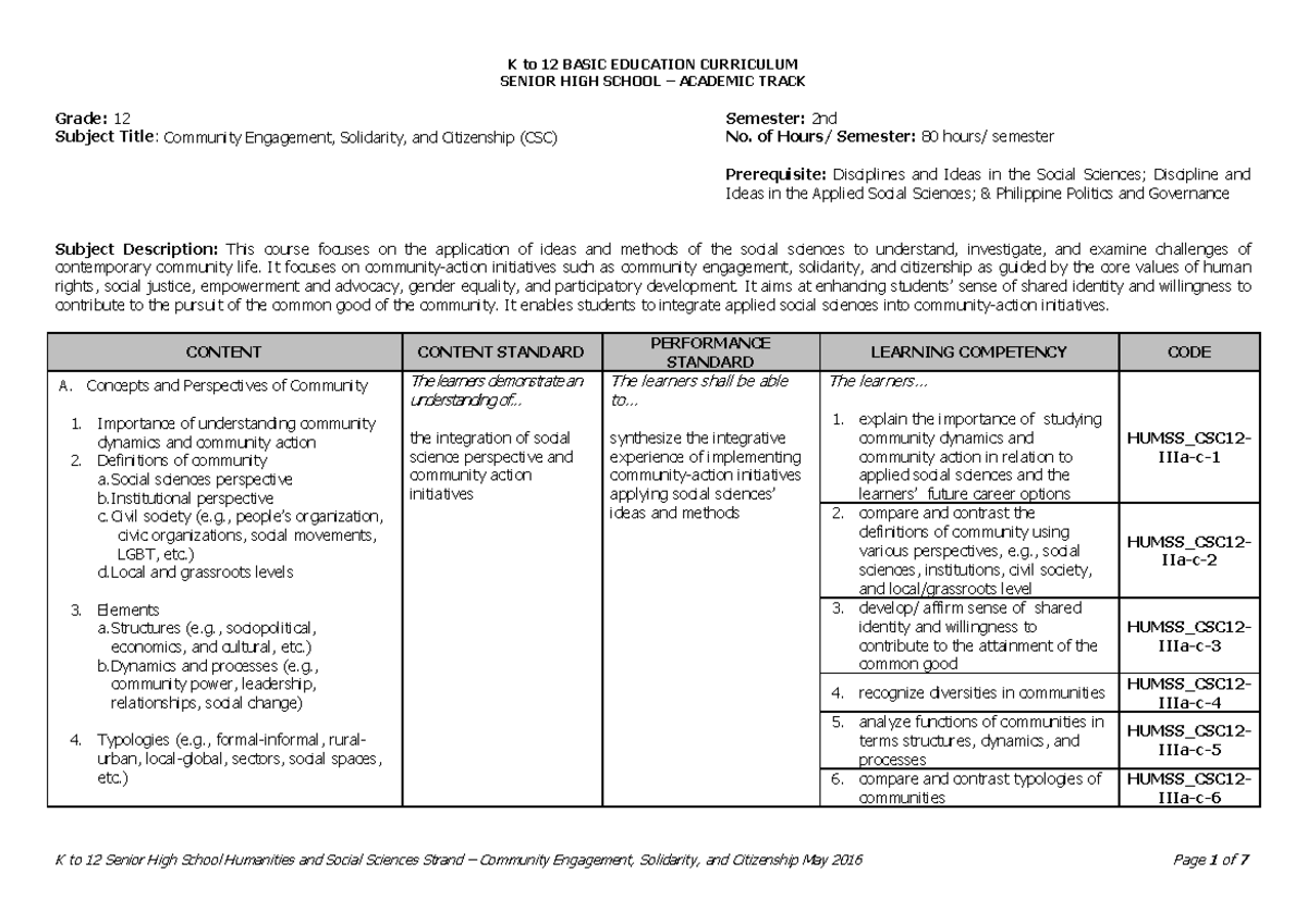 How Do You Write A Community Action Plan