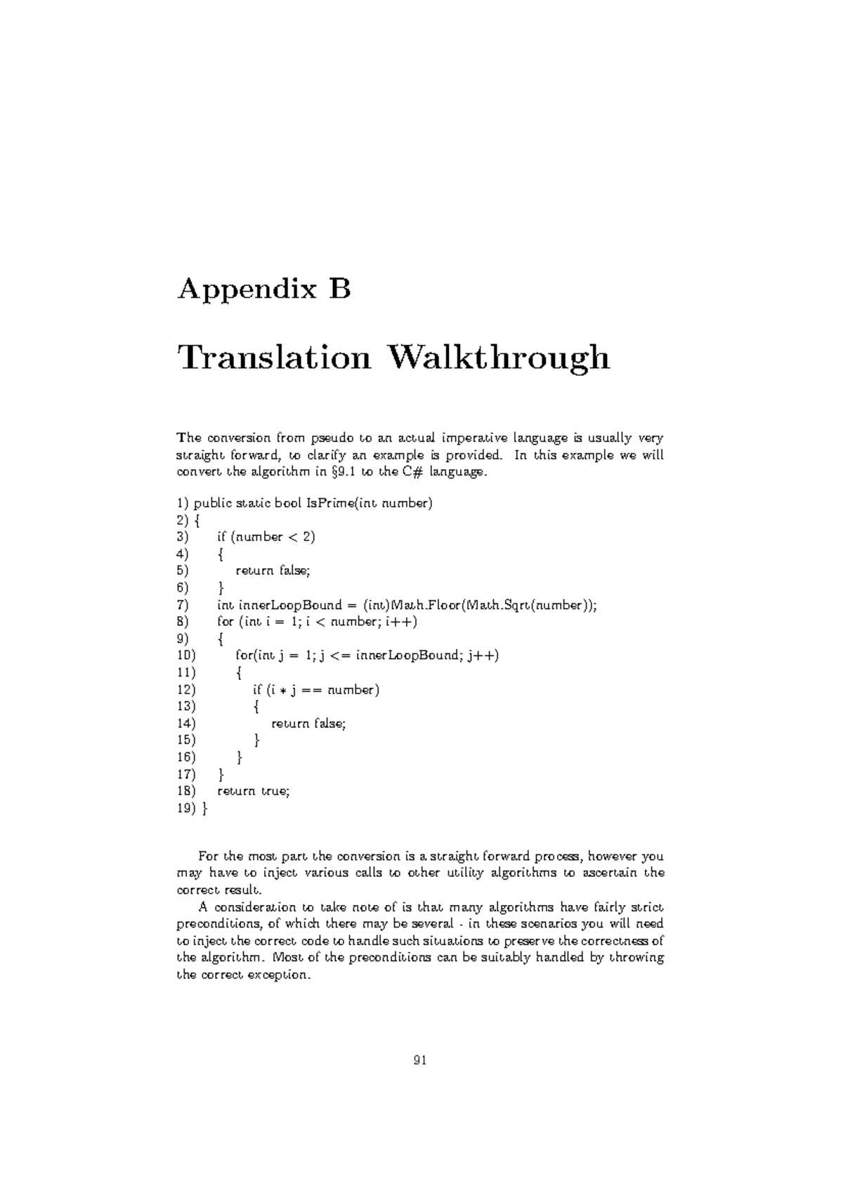 Data Structure and algorithm - Appendix B Translation Walkthrough The ...