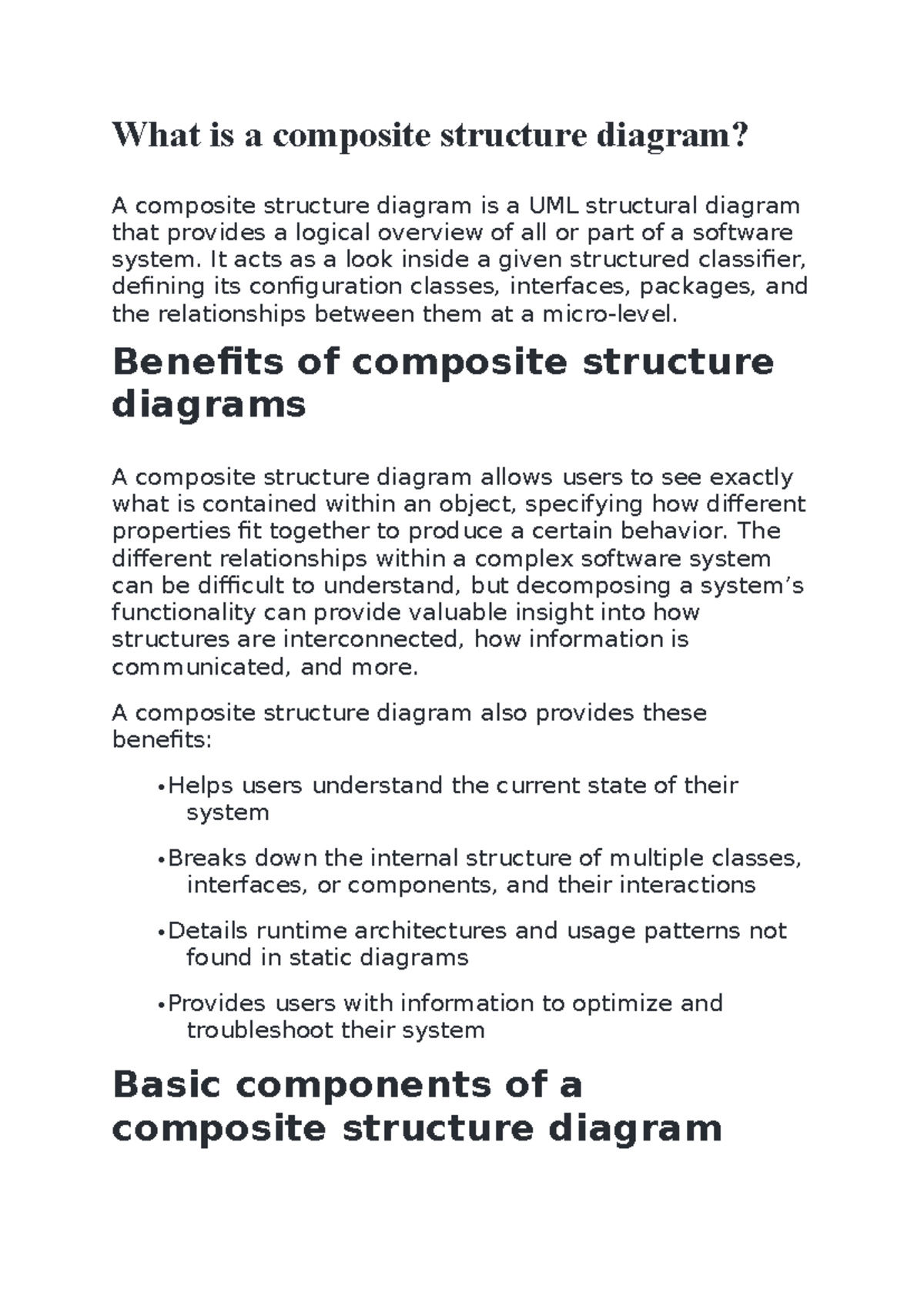 Composite Diagram - What is a composite structure diagram? A composite ...