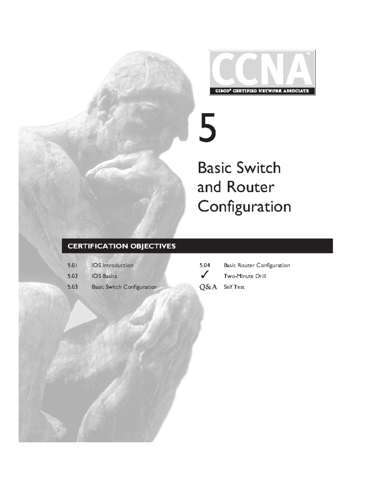Ch05 Basic Switch and Router Configuration 5 Basic Switch and