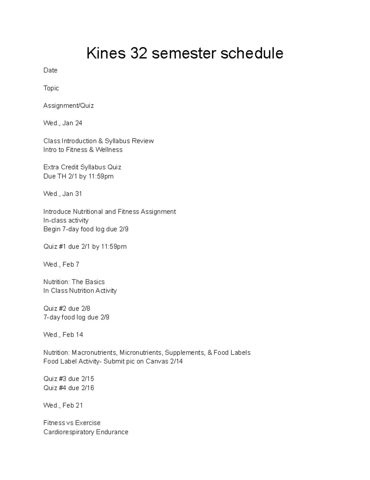 kines-32-schedule-future-work-one-will-do-kines-32-semester