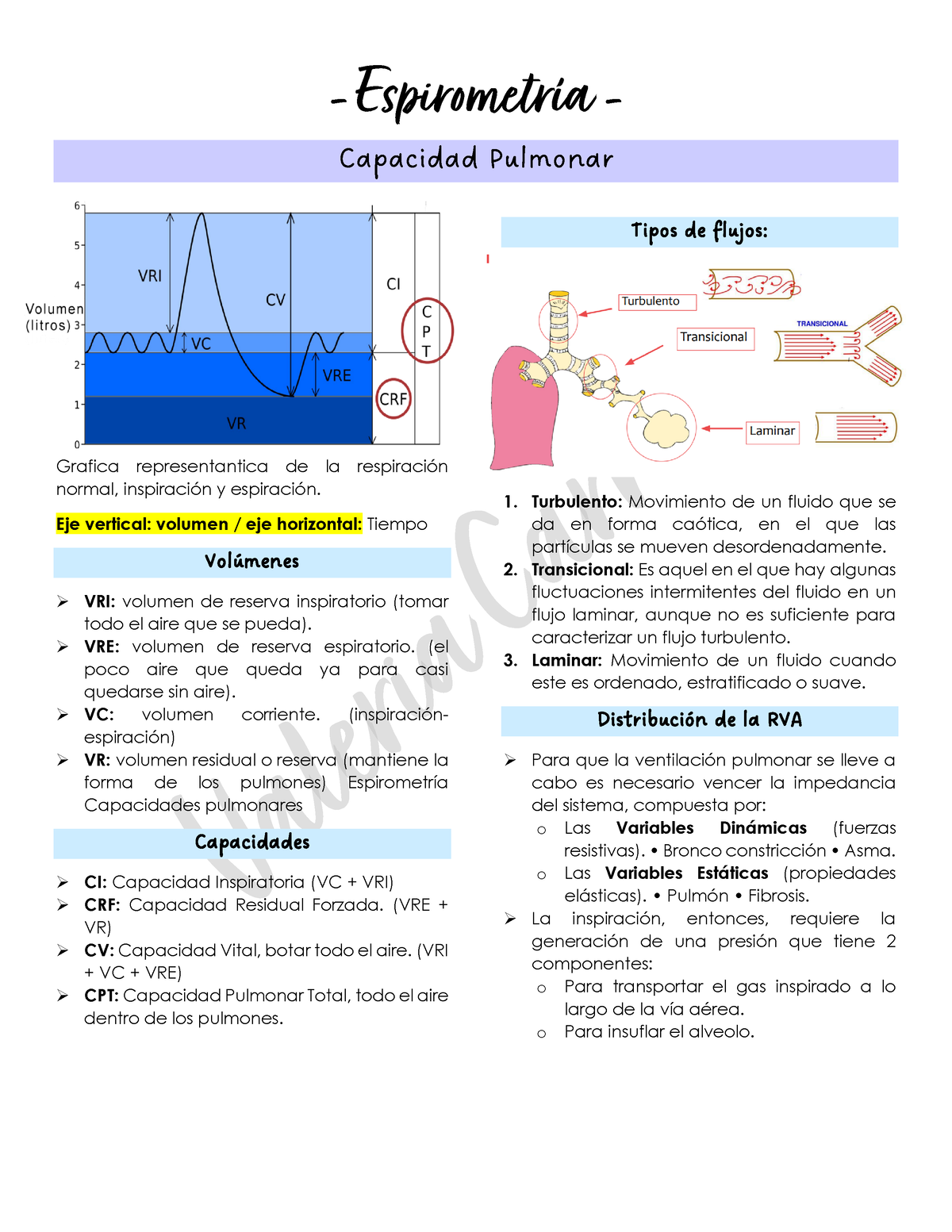 Espirometría EspirometrÌa Capacidad Pulmonar Grafica Representantica De La RespiraciÛn 5833