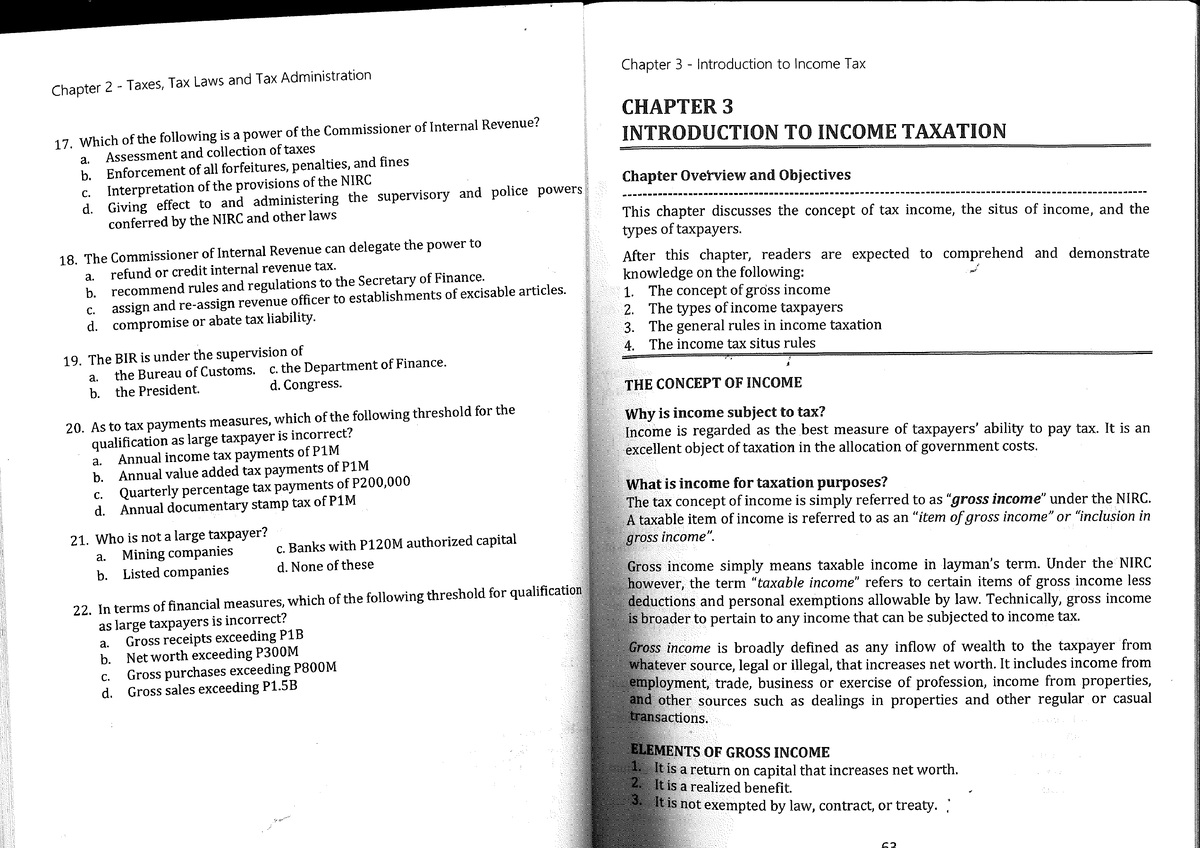 chapter-3-introduction-to-income-taxation-studocu