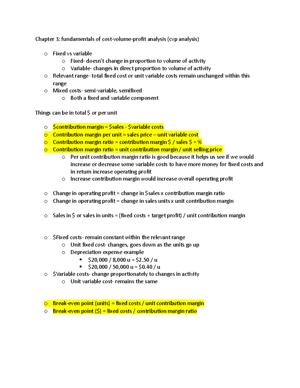 Ch 3 Cost Accounting/ Textbook And Lecture Info - Chapter 3 ...