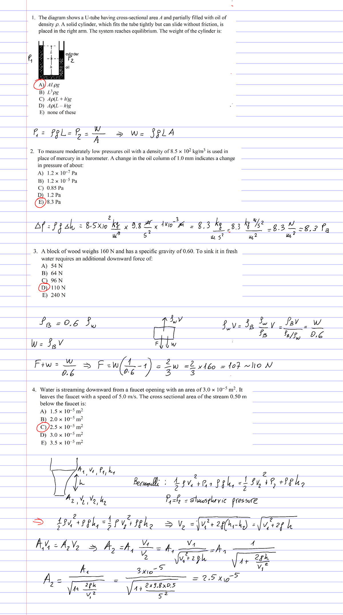 Exam 09 Makeup Solution - General Physics I - Studocu