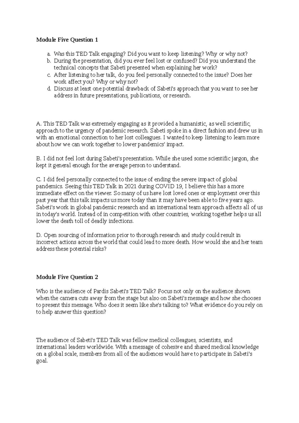 SCS 200 Applied Social Sciences - Module Five Question 1 a. Was this ...