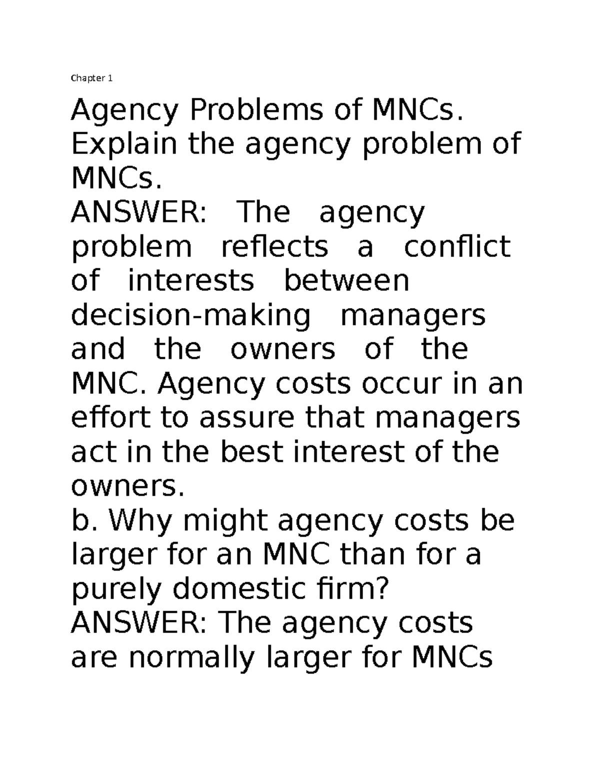 EOC Questions These are notes from class and EOC Qs Chapter 1