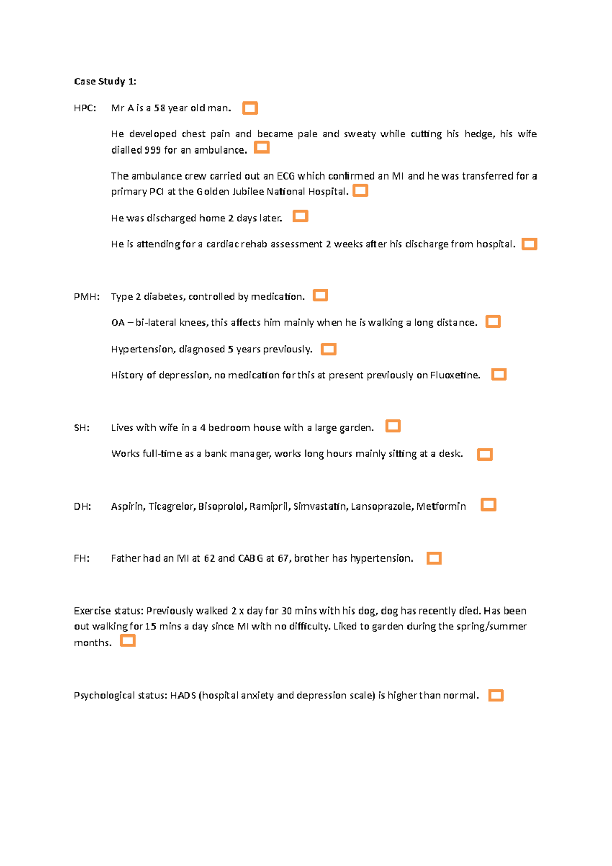 Week 1 Case Study 1 - Lecture notes Week 1 Lecture 1 - Case Study 1 ...