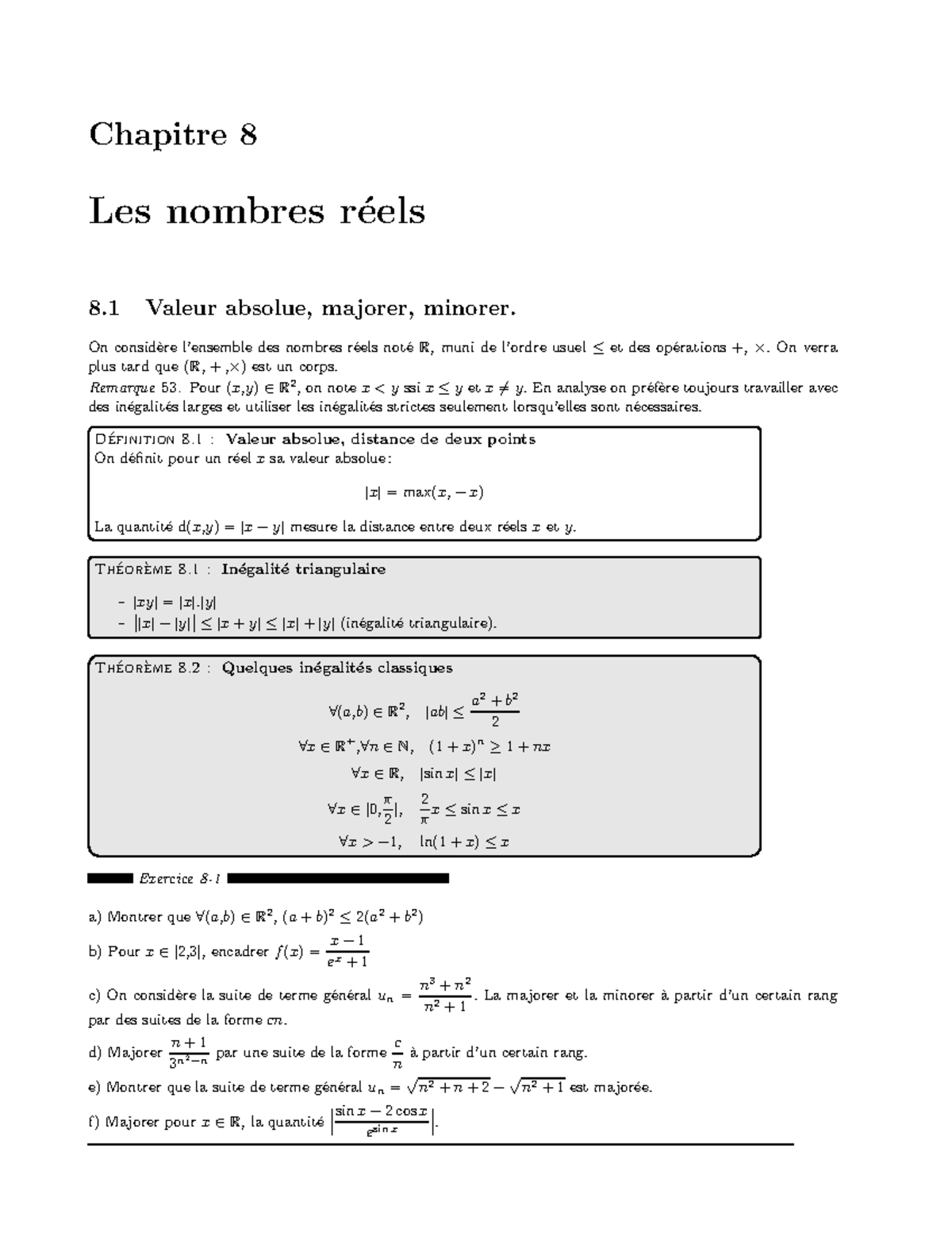 Les-nombres-reels - Ces notes sont très importantes pour obtenir de ...