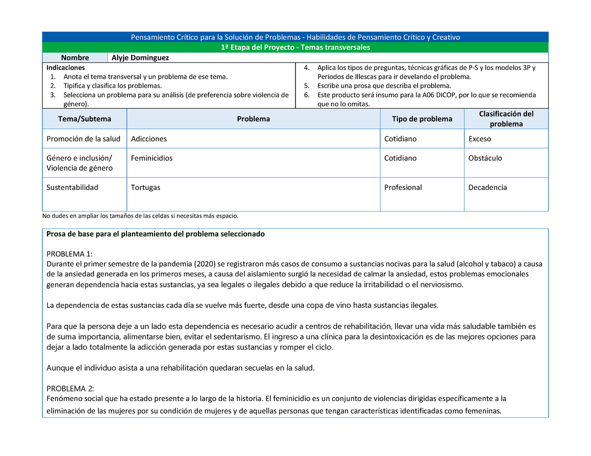 A05Dominguez Alyje - Contextualización de la problemática - Habilidades ...