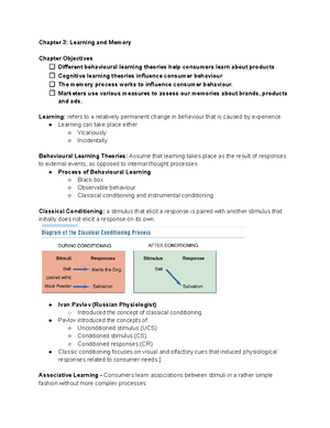 Consumer Behaviour Chapter 4 - Chapter 4: Motivation and Affect Chapter ...