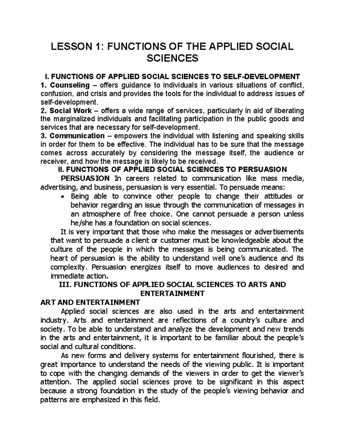 Scribdfree functions of social sciences to selfdevelopment; arts