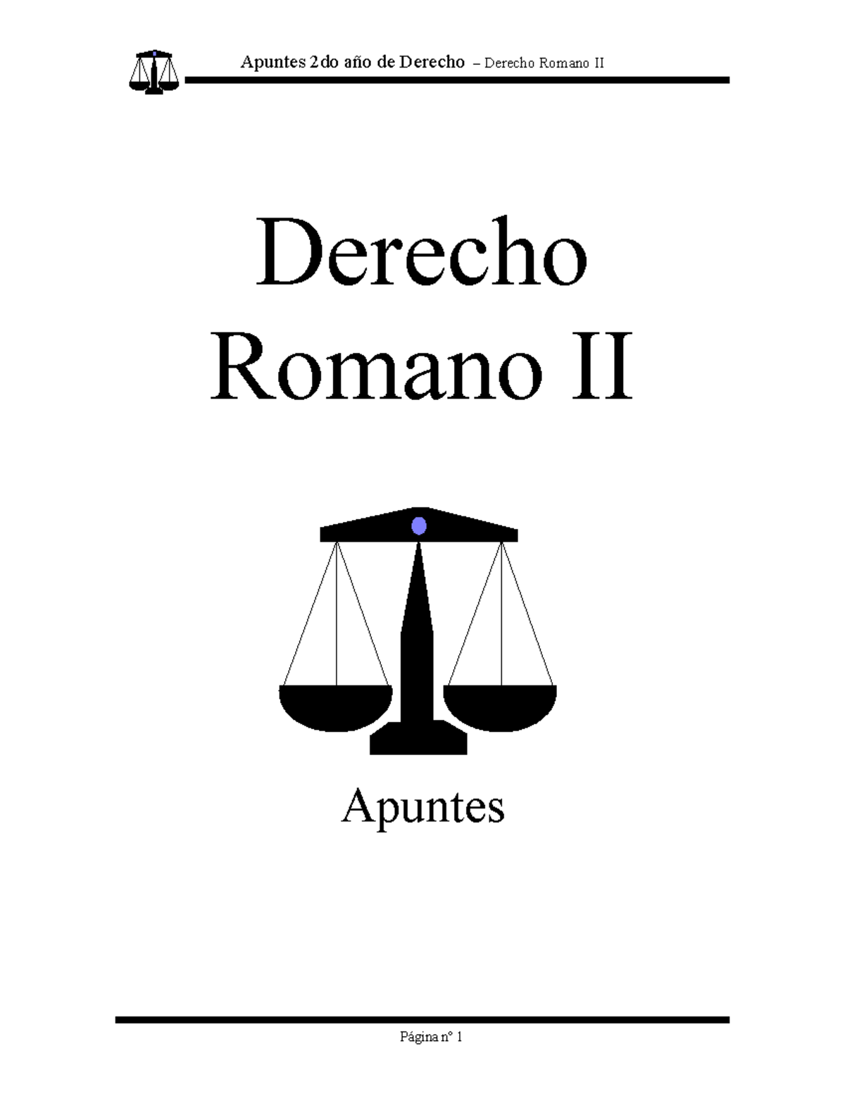 Apuntesyfinalde Derecho Romano II - Derecho Romano II Apuntes 1RA ...