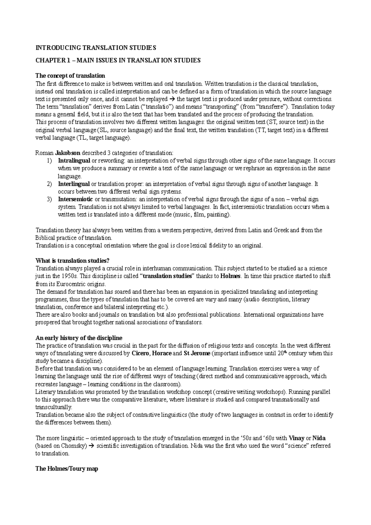 Introducing translation studies - INTRODUCING TRANSLATION STUDIES ...